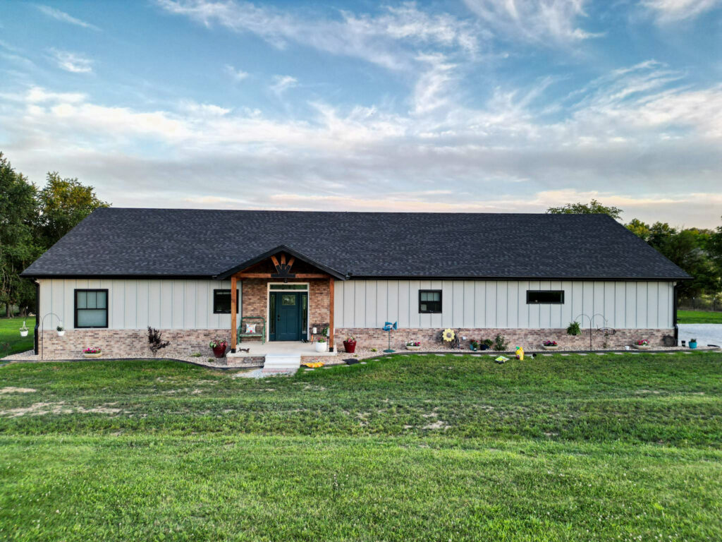 board and batten metal siding project 14