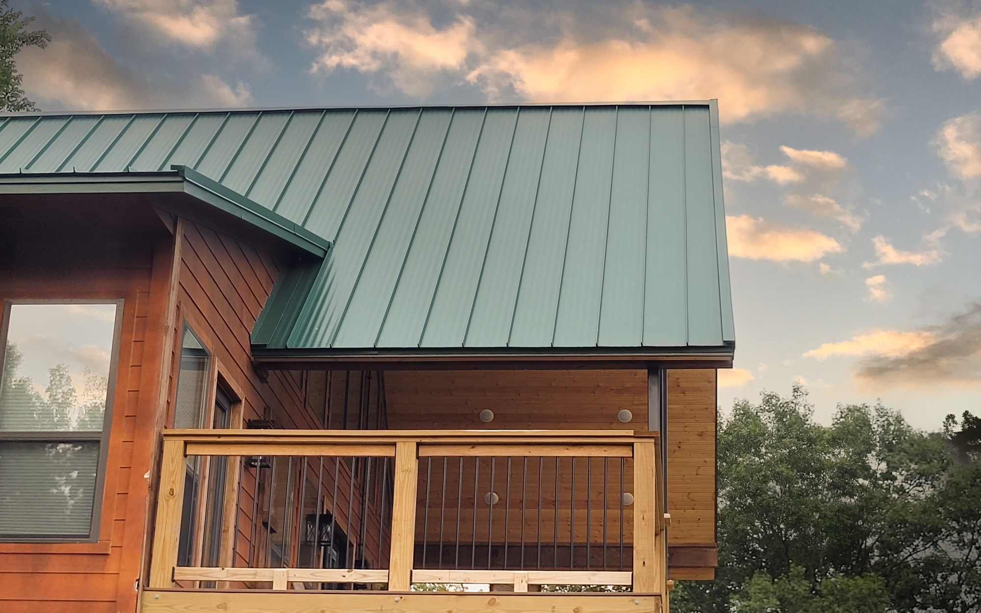 standing seam metal roof installation